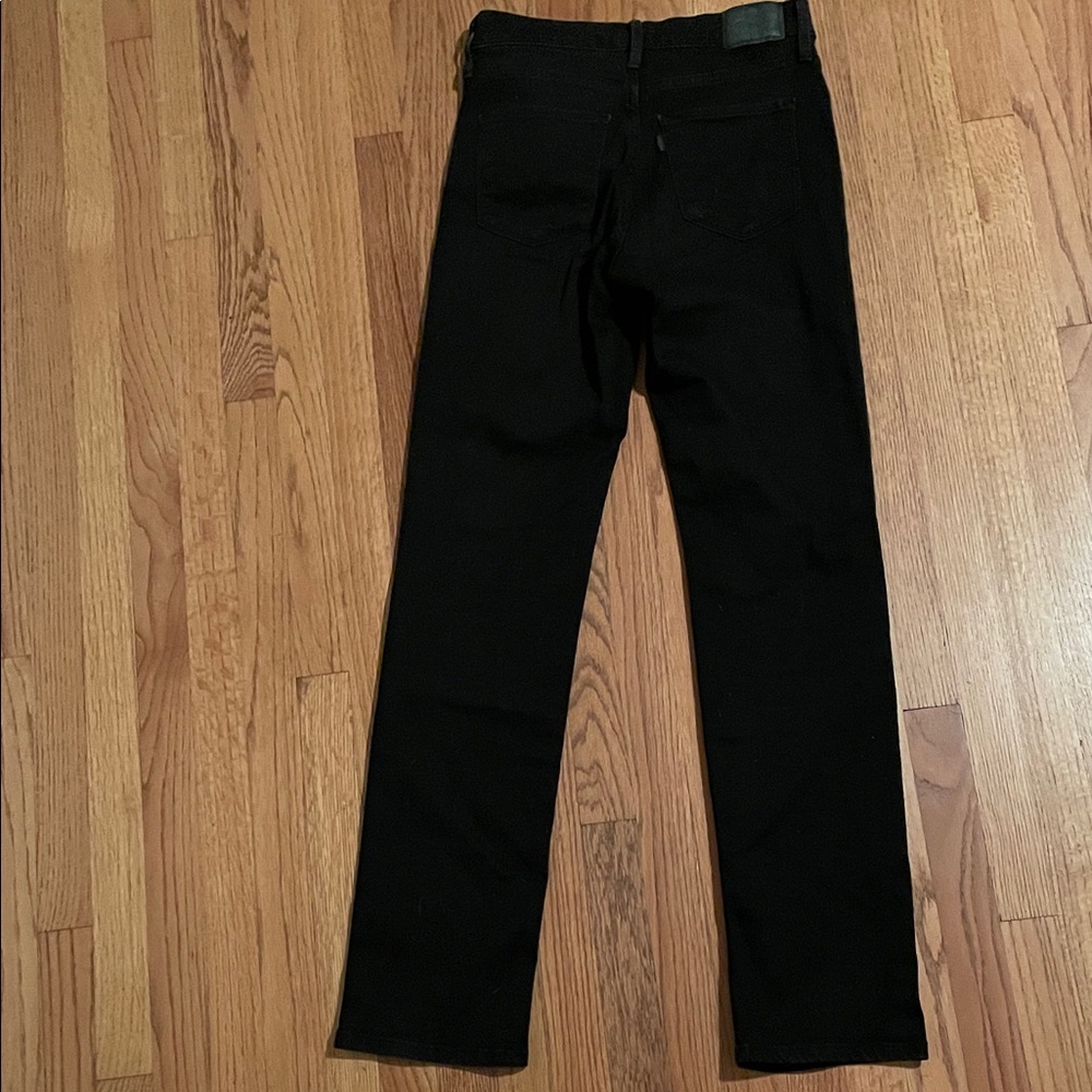Levi's Black 724 High Rise Straight Jeans - Picture 3 of 6
